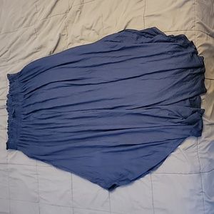 Navy Blue Maxi Skirt